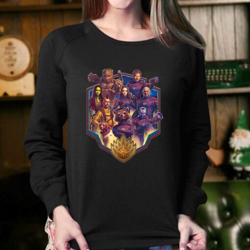 Character Shield Collage Guardians Of The Galaxy Volume 3 T-shirt