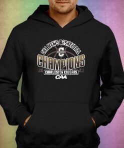 Charleston Cougars 2023 Caa Mens Basketball Conference Tournament Champions Locker Room T-shirt 2 Charleston Cougars 2023 Caa Mens Basketball Conference Tournament Champions Locker Room T shirt 3
