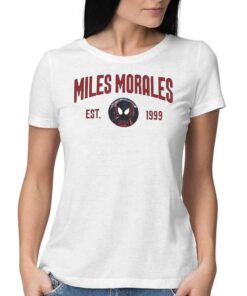 Cheap Marvel Studios Spiderman Miles Morales Shirt