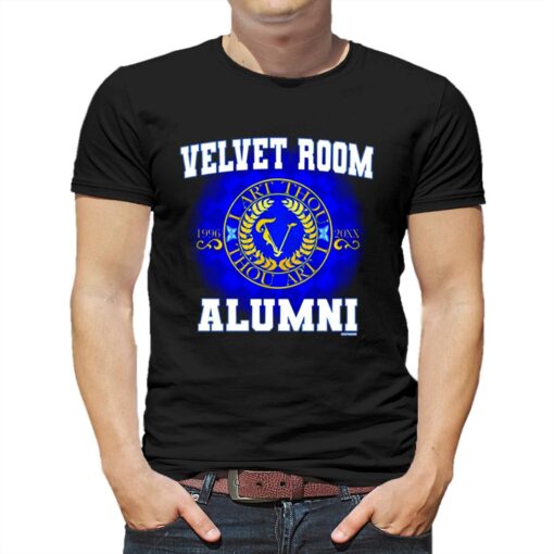 Checkered Velvet Room Alumni Persona Varisty Shirt