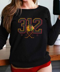 Chicago Blackhawks Hometown Collection Push Ahead T-shirt Chicago Blackhawks Hometown Collection Push Ahead T-shirt