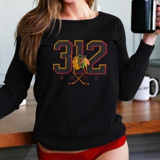 Chicago Blackhawks Hometown Collection Push Ahead T-shirt