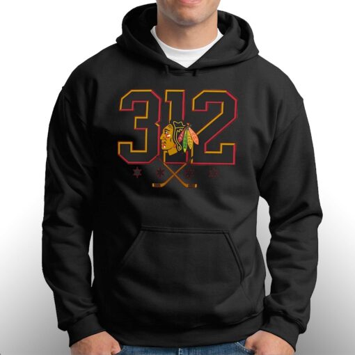 Chicago Blackhawks Hometown Collection Push Ahead T-shirt