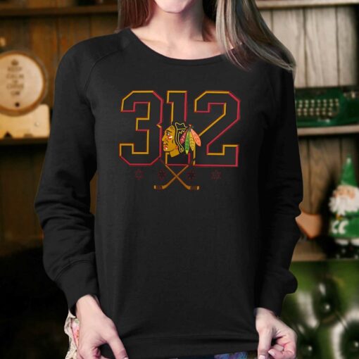 Chicago Blackhawks Hometown Collection Push Ahead T-shirt