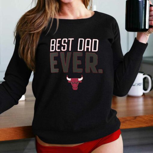 Chicago Bulls Best Dad Ever Logo T-shirt