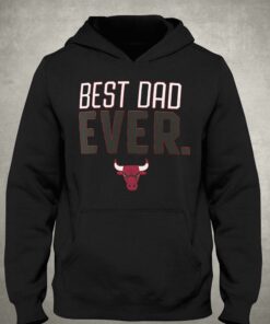 Chicago Bulls Best Dad Ever Logo T shirt 3