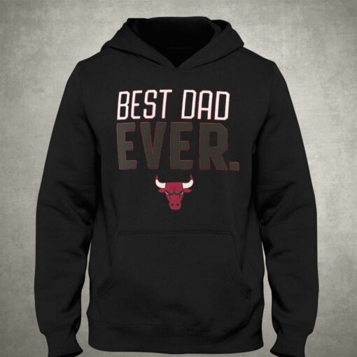 Chicago Bulls Best Dad Ever Logo T-shirt