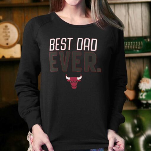 Chicago Bulls Best Dad Ever Logo T-shirt