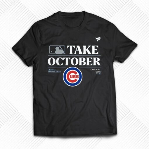 Chicago Cubs Fanatics Branded 2023 Postseason Locker Room T-shirt