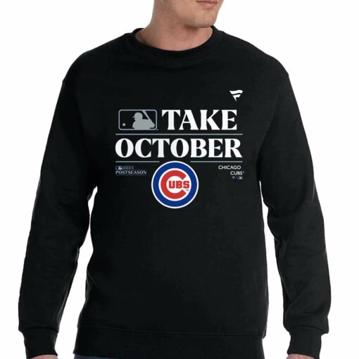 Chicago Cubs Fanatics Branded 2023 Postseason Locker Room T-shirt