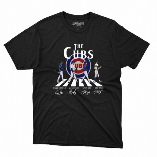 Chicago Cubs Signatures Gift For Fan T-shirt