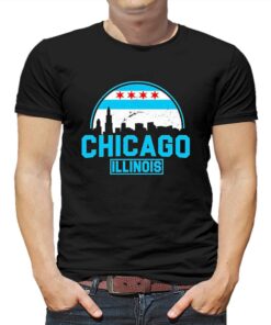 Chicago Illinois Vintage Flag Shirt Chicago Illinois Vintage Flag Shirt