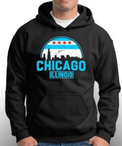 Chicago Illinois Vintage Flag Shirt 3