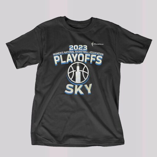 Chicago Sky Stadium Essentials 2023 Wnba Playoffs Dust T-shirt