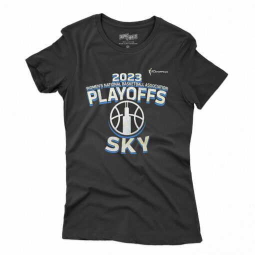 Chicago Sky Stadium Essentials 2023 Wnba Playoffs Dust T-shirt