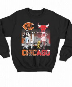 Chicago Sport Teams Walter Payton And Michael Jordan Skyline Signatures Shirt 3 Chicago Sport Teams Walter Payton And Michael Jordan Skyline Signatures Shirt 4