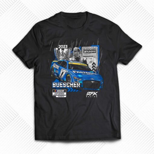 Chris Buescher Checkered Flag Sports 2023 Nascar Playoffs Fastenal T-shirt