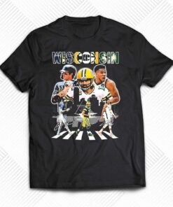 Christian Yelich Giannis Antetokounmpo And Aaron Rodgers Wisconsin Abbey Road Signatures Shirt Christian Yelich Giannis Antetokounmpo And Aaron Rodgers Wisconsin Abbey Road Signatures Shirt