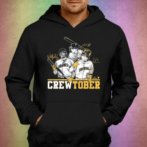 Christian Yelich Willy Adames And William Contreras Crewtober Shirt