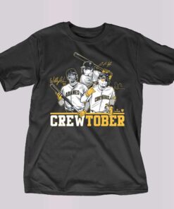 Christian Yelich Willy Adames And William Contreras Crewtober Shirt 4