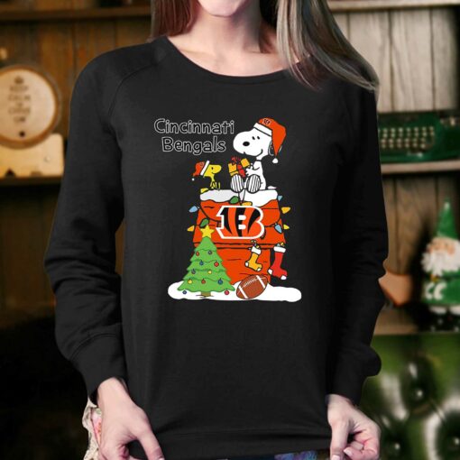 Christmas Snoopy Cincinnati Bengals Shirt