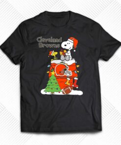 Christmas Snoopy Cleveland Browns Shirt Christmas Snoopy Cleveland Browns Shirt