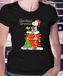 Christmas Snoopy Cleveland Browns Shirt Christmas Snoopy Cleveland Browns Shirt