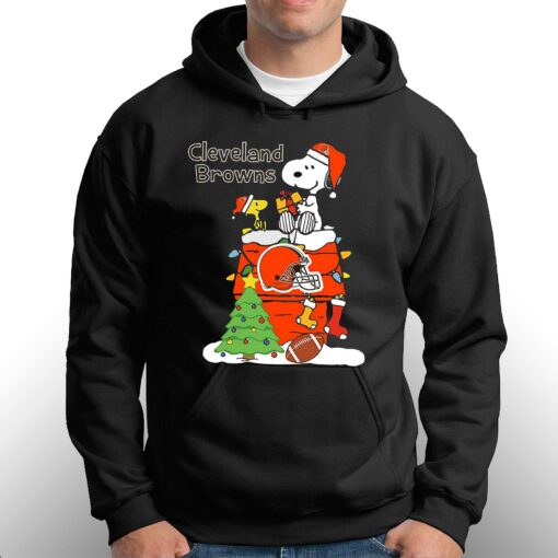 Christmas Snoopy Cleveland Browns Shirt