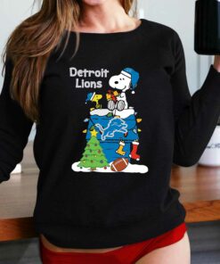 Christmas Snoopy Detroit Lions Shirt Christmas Snoopy Detroit Lions Shirt