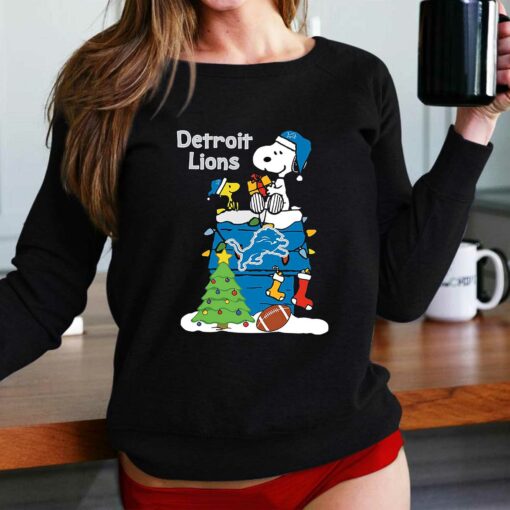 Christmas Snoopy Detroit Lions Shirt