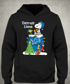 Christmas Snoopy Detroit Lions Shirt 3
