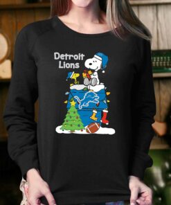 Christmas Snoopy Detroit Lions Shirt 4