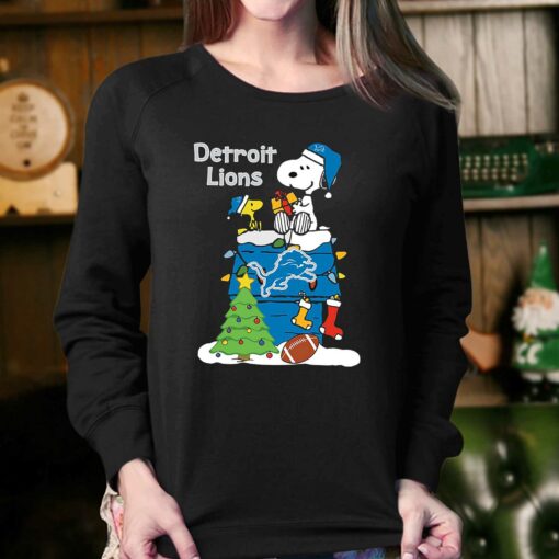 Christmas Snoopy Detroit Lions Shirt