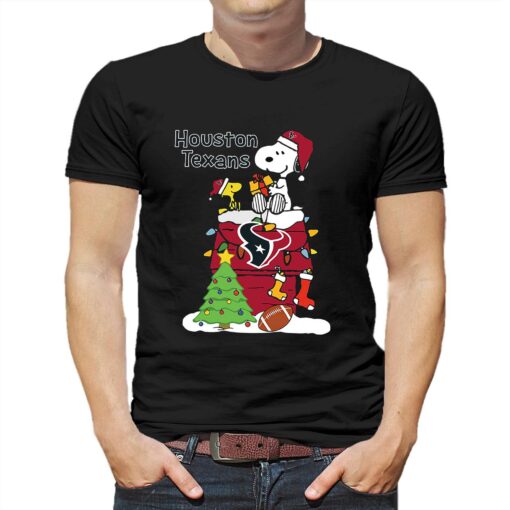 Christmas Snoopy Houston Texans Shirt