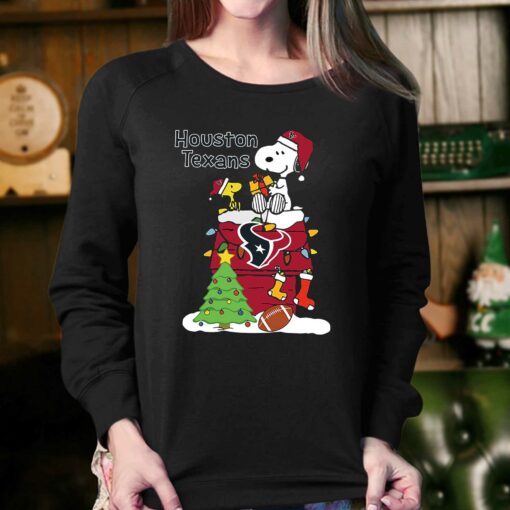 Christmas Snoopy Houston Texans Shirt