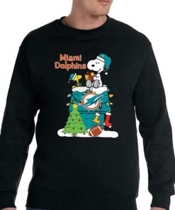 Christmas Snoopy Miami Dolphins Shirt 4
