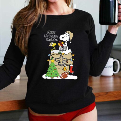 Christmas Snoopy New Orleans Saints Shirt