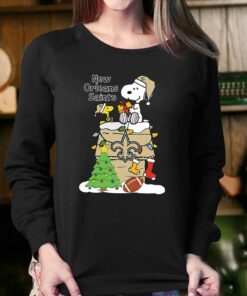 Christmas Snoopy New Orleans Saints Shirt 4