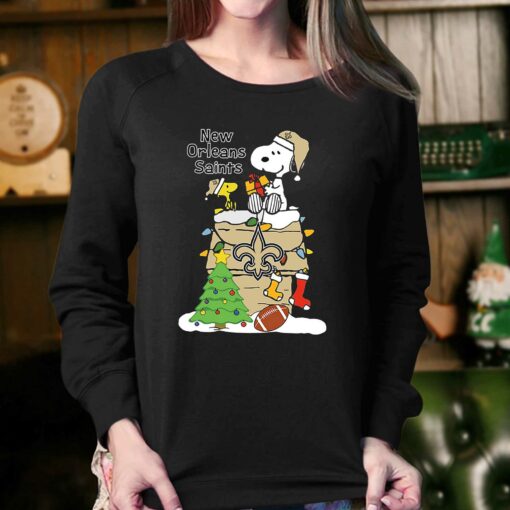 Christmas Snoopy New Orleans Saints Shirt