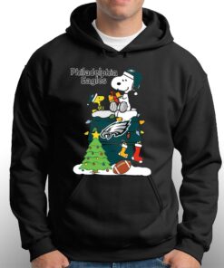 Christmas Snoopy Philadelphia Eagles Shirt 3