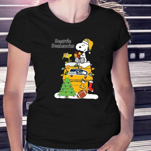 Christmas Snoopy Seattle Seahawks Shirt