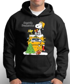 Christmas Snoopy Seattle Seahawks Shirt 3