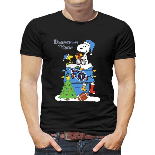 Christmas Snoopy Tennessee Titans Shirt