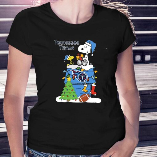 Christmas Snoopy Tennessee Titans Shirt