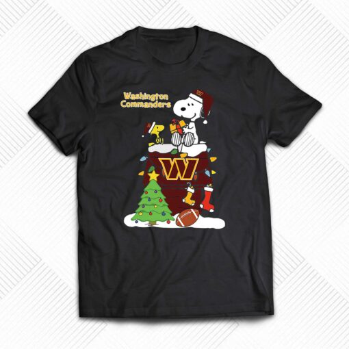 Christmas Snoopy Washington Commanders Shirt