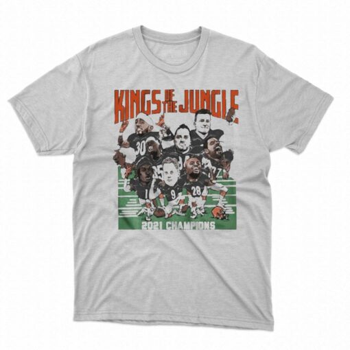 Cincinnati Bengals Kings Of The Jungle Caricatures Shirt