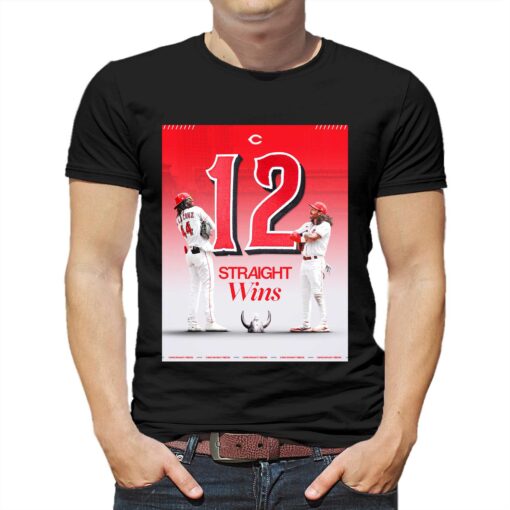 Cincinnati Reds 12 Straight Wins Shirt