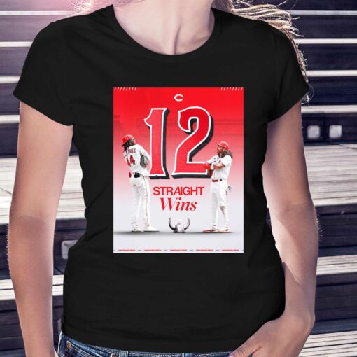 Cincinnati Reds 12 Straight Wins Shirt