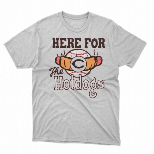 Cincinnati Reds Here For The Hotdogs Shirt