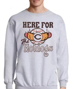 Cincinnati Reds Here For The Hotdogs Shirt 4